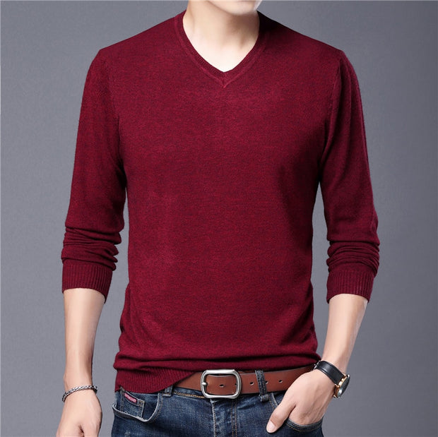 West Louis™ Autumn Casual V-Neck Pullover