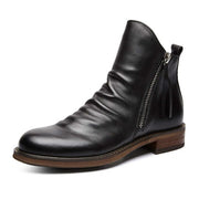 West Louis™ High-Top Tassel Zip PU Leather Boots