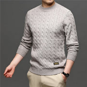 West Louis™ Fashion Knitted Jumper O-Neck Pullover Sweater