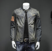 West Louis™ American Style Casual Zipper Jeans Jacket