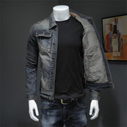 West Louis™ American Style Casual Zipper Jeans Jacket