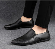 West Louis™ Genuine Leather Slip-on Loafers