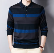 West Louis™ Polo Striped Knitwear Pullover