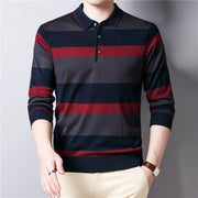 West Louis™ Polo Striped Knitwear Pullover