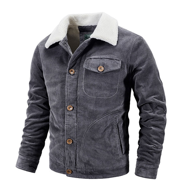 West Louis™ Classic Corduroy Fleece Warm Jacket