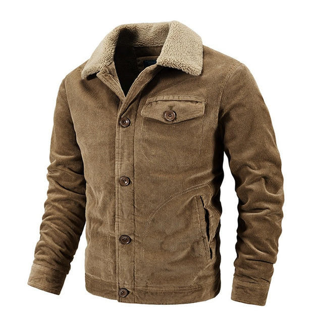 West Louis™ Classic Corduroy Fleece Warm Jacket