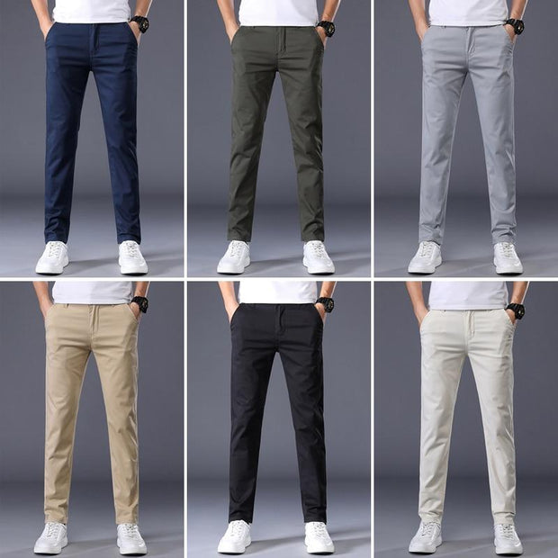 West Louis™ Men's Classic Business Cotton Trousers