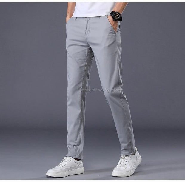 West Louis™ Men's Classic Business Cotton Trousers