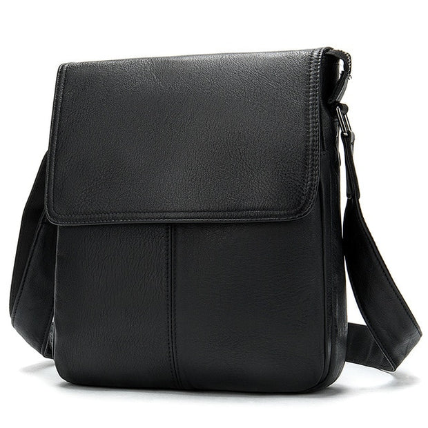 West Louis™ Men's Genuine Leather Shoulder Bag