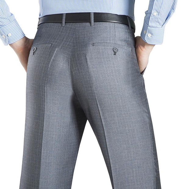 West Louis™ Business Thin Elegant Silk Trousers