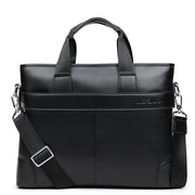 West Louis™ Men's Designer Leather Business Briefcase