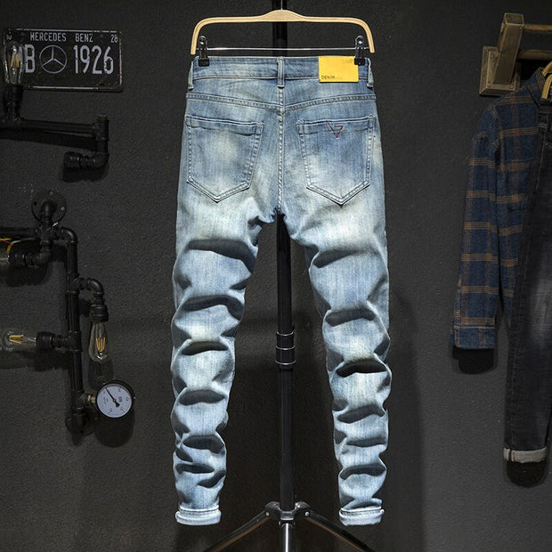 West Louis™ Ripped Retro Streetwear Jeans