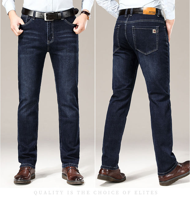 West Louis™ Business Fashion Stretch Straight Work Jeans