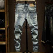 West Louis™ Skinny Ripped Distressed Denim Jeans