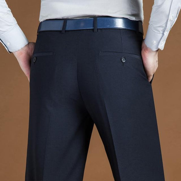 West Louis™ Classic Regular Fit Office Formal Long Trousers