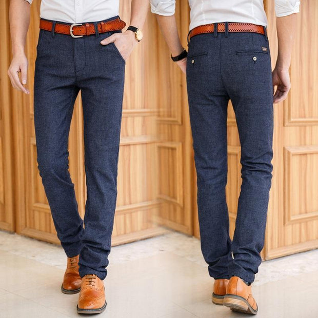 West Louis™ Elegant Wild Cotton Slim Pants