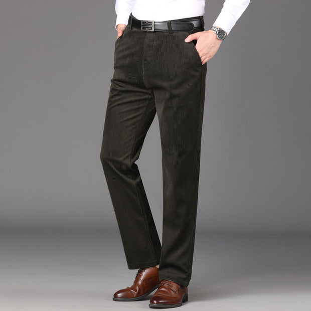 West Louis™ High Waist Corduroy Leisure Trousers