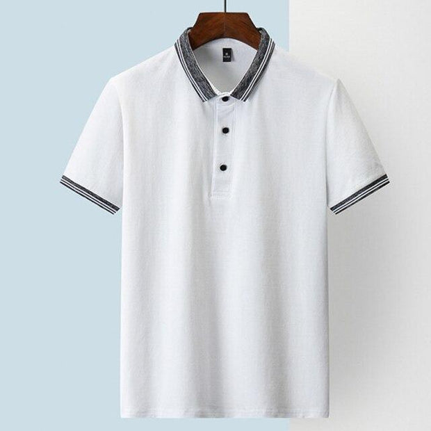 West Louis™ Polo Classic Mesh Collar Shirt