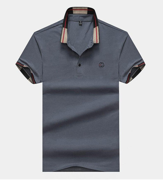 West Louis™ Solid Color Short Sleeved Polo