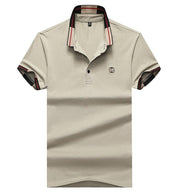 West Louis™ Solid Color Short Sleeved Polo