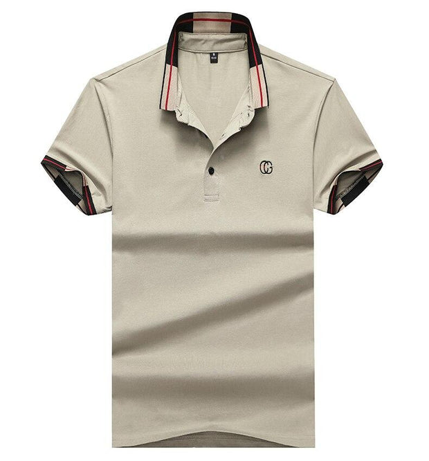 West Louis™ Solid Color Short Sleeved Polo