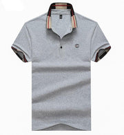 West Louis™ Solid Color Short Sleeved Polo