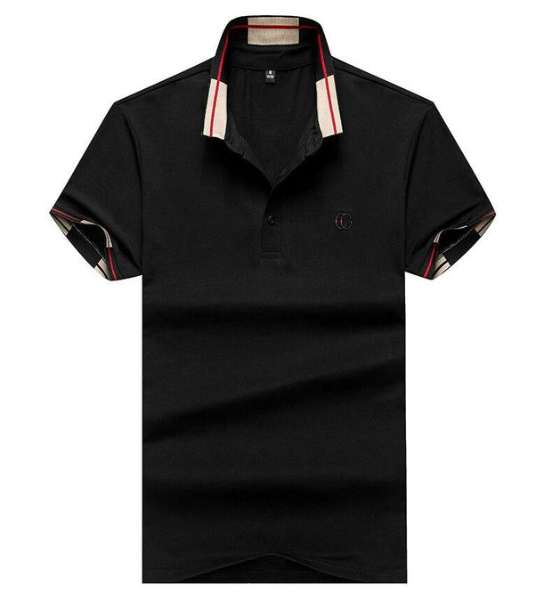 West Louis™ Solid Color Short Sleeved Polo