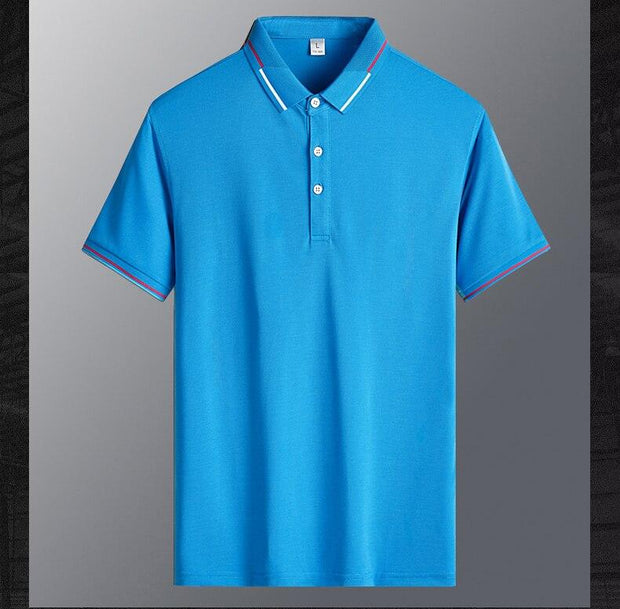 West Louis™ Summer Short Sleeved Polo Casual Polo Shirt