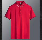 West Louis™ Summer Short Sleeved Polo Casual Polo Shirt