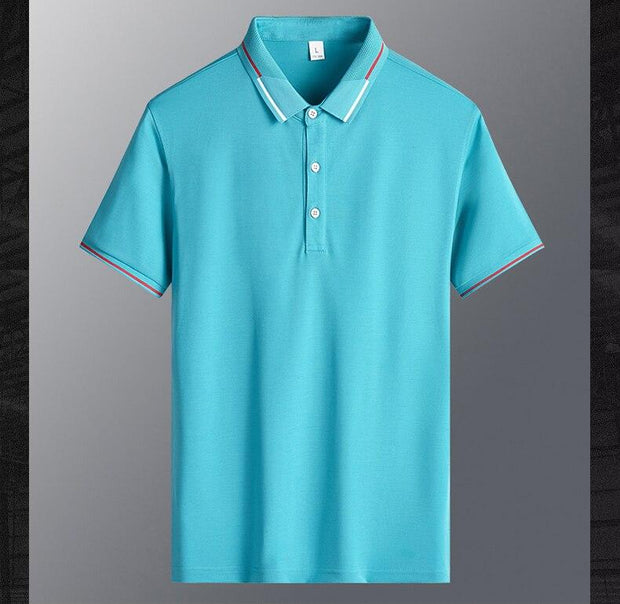 West Louis™ Summer Short Sleeved Polo Casual Polo Shirt