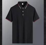 West Louis™ Summer Short Sleeved Polo Casual Polo Shirt