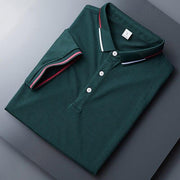 West Louis™ Summer Short Sleeved Polo Casual Polo Shirt