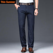 West Louis™ Classic Style Business Fashion Cotton Pants