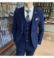 West Louis™ Brand Business Casual Slim Fit 3 Piece Suit