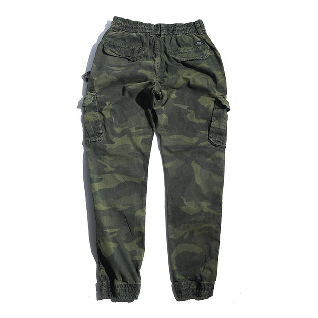 West Louis™ Multi-Pocket Color Camo Jogging Pants