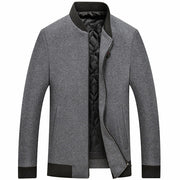 West Louis™ Brand Winter Fashion Wool Blend Jacket
