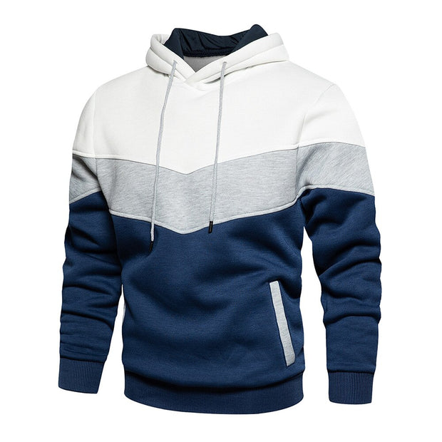 West Louis™ Stripe Thick Brand Casual Hoodie