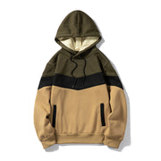 West Louis™ Stripe Thick Brand Casual Hoodie