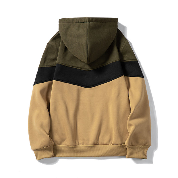 West Louis™ Stripe Thick Brand Casual Hoodie