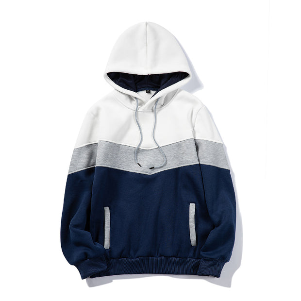 West Louis™ Stripe Thick Brand Casual Hoodie