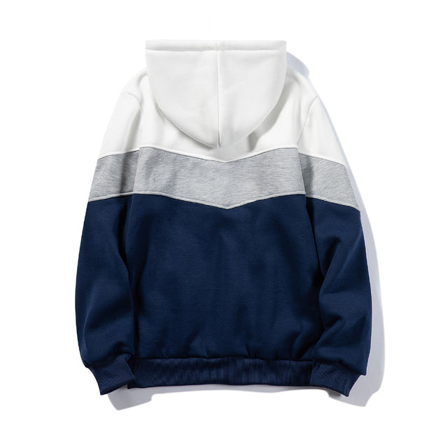 West Louis™ Stripe Thick Brand Casual Hoodie