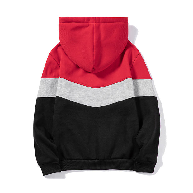 West Louis™ Stripe Thick Brand Casual Hoodie