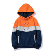 West Louis™ Stripe Thick Brand Casual Hoodie