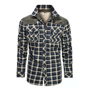 West Louis™ Designer Winter Fleece Lumberjack Plaid Shirt