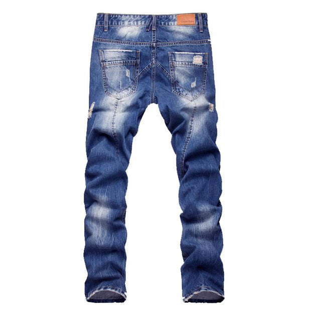 West Louis™ Casual Stretch Slim Jeans  - West Louis