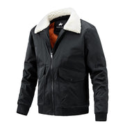 West Louis™ West Fur Collar Warm Windbreaker Jacket