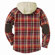 West Louis™ Fleece Warm Elbow Patch Cowboy Jacket
