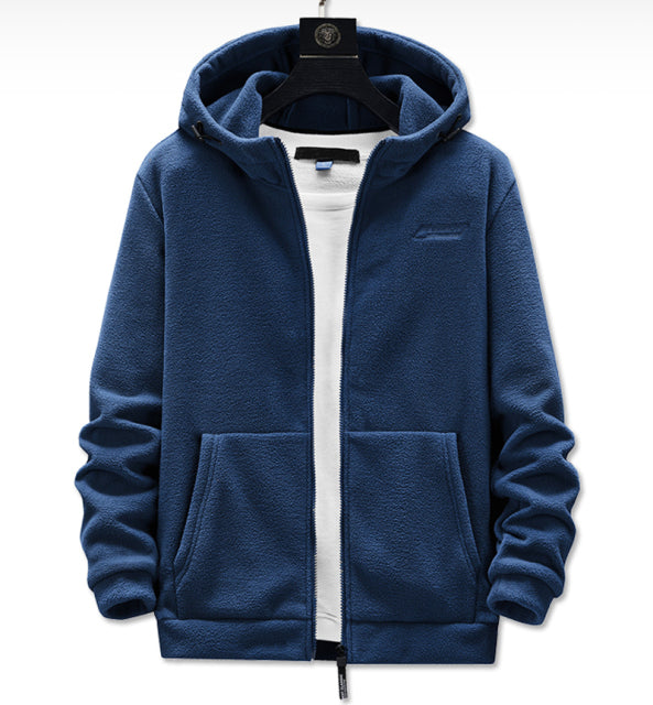 West Louis™ Warm Fleece Casual Sweatshirt Jacket