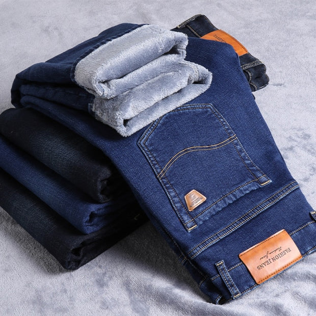 West Louis™ Winter Fleece Warm Classic Jeans