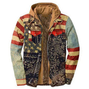 West Louis™ American Padded Thick Bomber Jacket